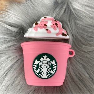 Accessories - AirPods 1/2 Silicone Cartoon Case Starbucks Pink Accessories - AirPods 1/2 Silicone Cartoon Case Starbucks Pink